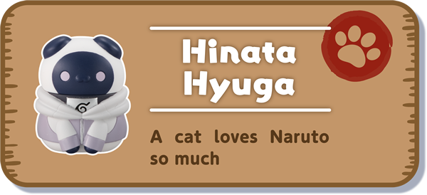 [Hinata Hyuga] A cat loves Naruto so much