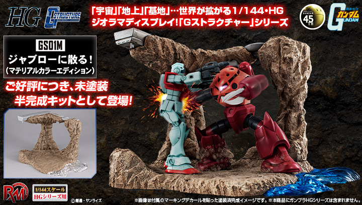 Realistic Model Series Mobile Suit Gundam (for 1/144 HG series) G Structure [GS01M] Fallen at Jaburo! (Material Color Edition)