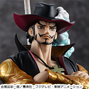 メガトレショップで Portrait.Of.Pirates ワンピース SA-LIMITED〝鷹の目〟ジュラキュール・ミホーク Ver.R の受注を開始しました！