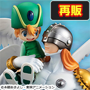 Orders for G.E.M. series Digimon Adventure Angemon & Takeru Takaishi [repeat] are now available in the Megatreasure Shop!
