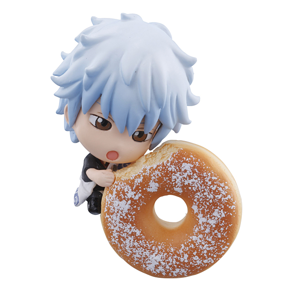 "Gintoki's ice cream and donuts: A carefully considered selection."