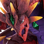 Puzzle & Dragons Collection DX 01. Meteor Volcano Dragon / 02. Graviton Earth Dragon