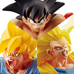 Dragon Ball Capsule Memorial 01 SON GOKU / 02 Superサイヤ人SON GOKU / 03 Superサイヤ人3 SON GOKU