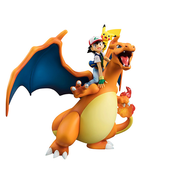 Pokémon: Ash, Pikachu, and Charizard
