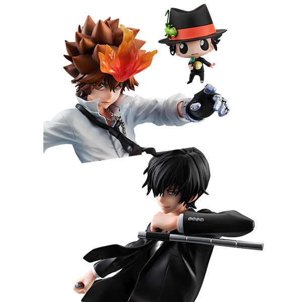 Katekyo Hitman Reborn! Tsunayoshi Sawada & Kyoya Hibari & Reborn set