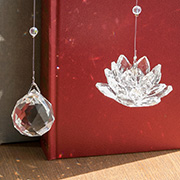 Pretty Guardian Sailor Moon Moon Suncatcher - Legendary Silver Crystal A & B Set