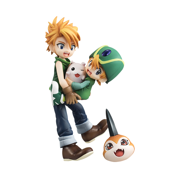 Digimon Adventure Ishida Yamato, Takeru Takaishi, Tsunomon, and Tokomon
