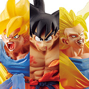 Dragon DRAGON BALL Z Memorial Capsules: 01 SON GOKU 02 Superサイヤ人SON GOKU 03 Superサイヤ人3 SON GOKU (再販)