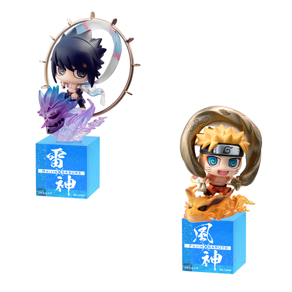 NARUTO Fujin Uzumaki NARUTO UZUMAKI & Raijin UCHIHA SASUKE Set