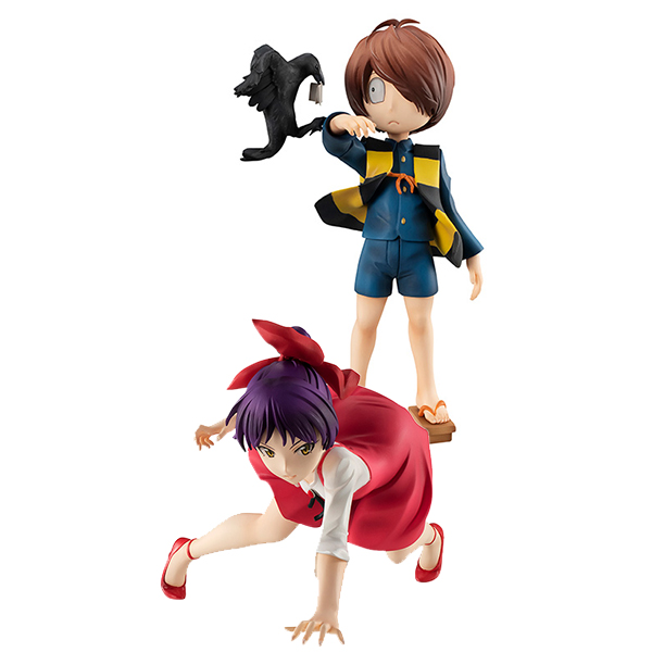 GeGeGe no Kitaro Kitaro & Neko Musume set with Sunekosuri