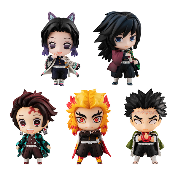 Demon Slayer: Kimetsu no Yaiba Tanjiro and Hashira Mascot Set A