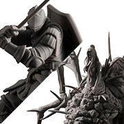 Game Piece Collection DARK SOULS Elite Knight & Chaos Witch Quelaag
