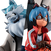 Figures: BNA (Brand New Animal) Michiru Kagemori & Shirou Ogami