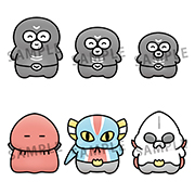 Mascot Shocker-san at lunchtime