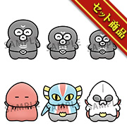 Shocker Mascot Set (Lunchtime)