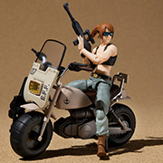 (Gundam Military Generation) Mobile Suit Gundam 08th MS Team Earth Federation Forces V-SP09 General Soldier & Federation Soldier's Motorcycle