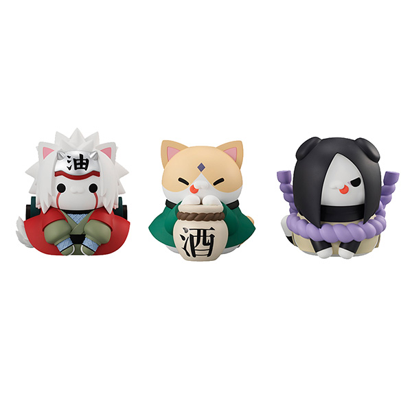 NARUTO Nyantomo Big Nyaruto! Series ① JIRAIYA ② Tsunade ③ Orochimaru