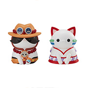 A truly magnificent cat peace! ① Portgas D. Ace ② Yamato