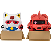 Mobile Suit Gundam Nyantomo Big Mobile Suit Nyandam ① Gundam ② Char's Zaku