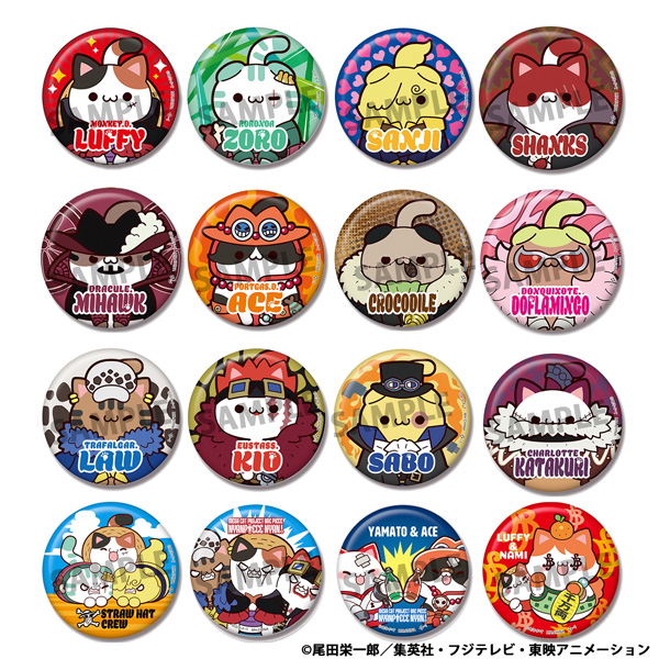 One Piece Nyanpiece Nyan! Can Badge Collection [Re-release]