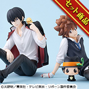 家庭教師ヒットマンREBORN! てのひらツナくん&リボーン/てのひら雲雀さん&ヒバード セット